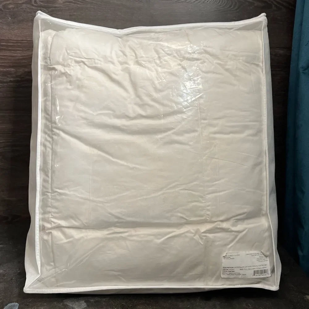 The Company Store LoftAIRE™ Down Alt Extra Comforter in Ivory, Full Size, New!